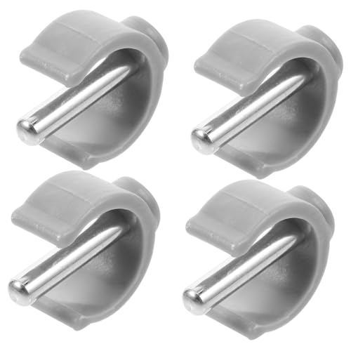 BESTYASH 4pcs C-Shaped Walker Clips for Easy Attachment Cane Crutch Clamp Buckles for Enhanced Safety and Stability Replacement for Walker Accessories