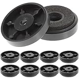 MUCKLILY 10 Stück Lautsprecher Isolationsfüße 30x8mm aus Temperaturbeständigem Material Vibrationsdämpfer für HiFi Verstärker Plattenspieler und Subwoofer Isolation Pads