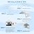 Carport 10x20 FT Heavy Duty, Outdoor Portable Garage with Removable Sidewalls & Doors, Waterproof, UV-Resistant Canopy Shelter for Vehicles, Boats, RVs, Trucks, All-Season Car Port,White