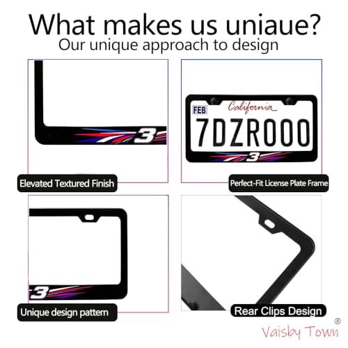 Image of License Plate Frames Cover Compatible with BMW 3 Series Exterior