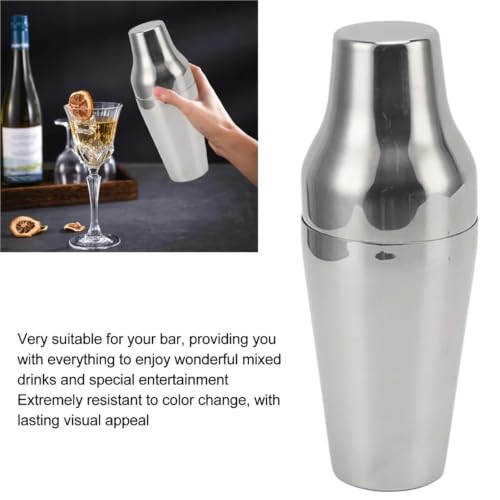 Mezclador martini y coctelera de acero inoxidable de secciones para camareros 6