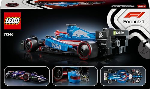 Speed Champions Auto da Corsa F1 Visa Cash App RB VCARB 01 Modello di Macchina da Collezione con Minifigure del Pilota di Formula 1, Regalo per Uomo, Donna e Adulti Fan dell'Automobilismo 77246 - Lego - Immagine 11
