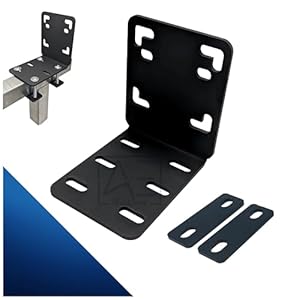 Ae Fusion 3 Balkonfächerhalter Eckig Schwarz