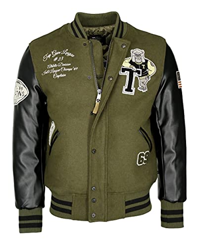 Top Gun Herren Bomberjacke Tg20202014 Olive/Black,XL