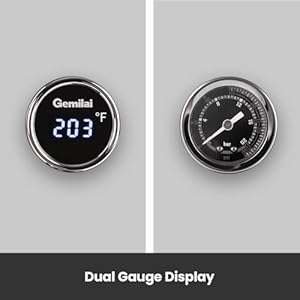 15 Bar Espresso Machine, Coffee Maker with Steam Milk Frother Wand, Cappuccino Machine and Professional Espresso Maker with 1.8QT Removable Water Tank for Home, Brushed Stainless Steel, G3007L 15 Bar Espresso Machine Coffee Maker with Steam Milk Frother Wand Cappuccino Machine and Professional Espresso Maker with 18QT Removable Water Tank for Home Brushed Stainless Steel G3007L