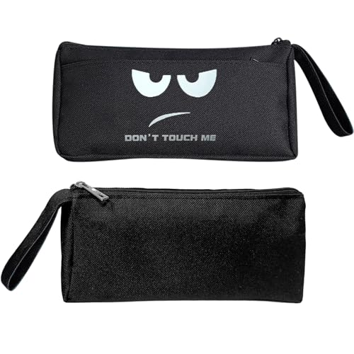 Trousse Scolaire Grande Capacité Noir JSTHHTT pour École et Bureau