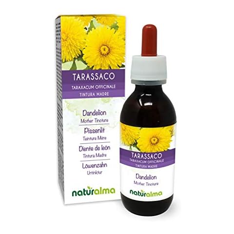 Dandelion (Taraxacum officinale) Roots and Leaves Alcohol-Free Mother Tincture Naturalma | Liquid Extract Drops 120 ml | Food Supplement | Vegan Cover
