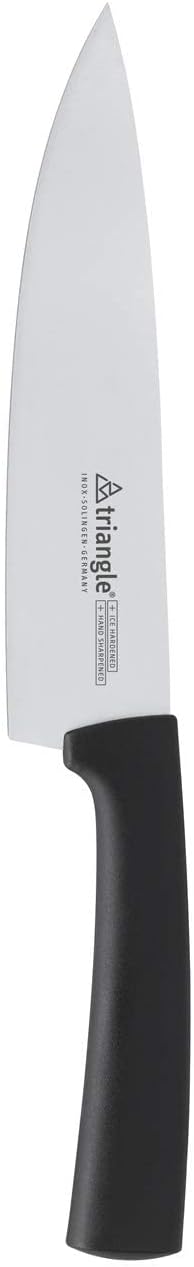 triangle Chef’s Knife - 7” Stainless Steel Blade - Lightweight, Balanced Handle - Dishwasher Safe - Made in Germany