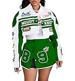 Conseils : ensemble 2 pièces tendance veste courte moulante mini jupe 1. S = US 4-6, M = US 8-10, L = US 12-14, XL = US 16-18, XXL = US 20-22. Lavable en machine et à la main à l'eau froide, séchage à l'air libre