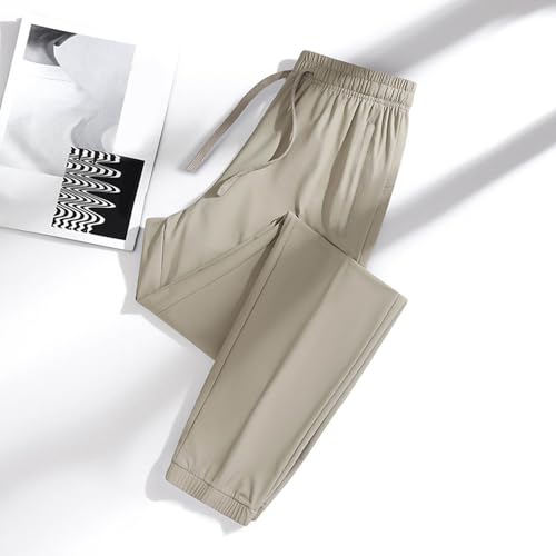 Image of Ice Silk Pants for Women Plus Size Quick Dry Athletic Pant Sports | Outdoors with Pockets