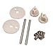 Price comparison product image Toilet Seat Hinge Bolts Replacement Bolt Screws Washers Fixing Fitting Kit WC