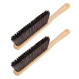 Amosfun 2piezas Cepillo para Chimenea De Madera Mango Cepillo Deshollinador para Limpieza De Cenizas y Polvo Cerdas Uso Doméstico y Comercial Chimeneas