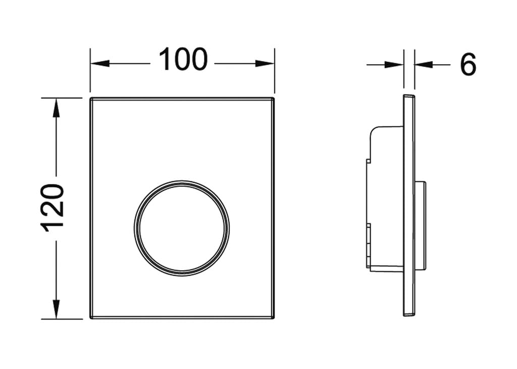 Tece 9242600 - Cisterna para inodoro
