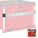 BYERN AUTO Locking Power Drill Holder Fits for Milwaukee Packout Toolbox, Stainless Steel Tool Holder Side Mount Organizer, Secure Storage Packout Accessory, Holds Tape Measure, Wrenches, Screwdriver