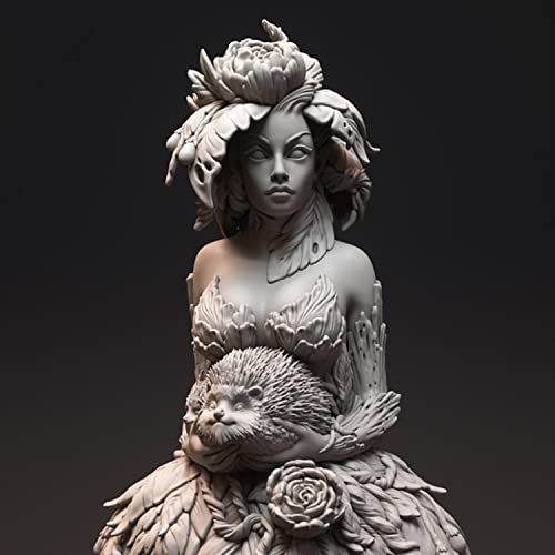 Figura Busto Mujer Antigua Resina 1:10 Kit Modelo miniatura 1