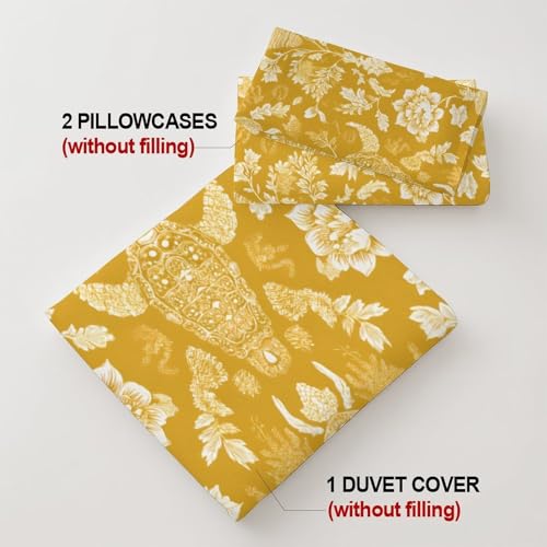 Matthress fitted cover lavable en microfibre douce imprimé fleurs vintage - 8
