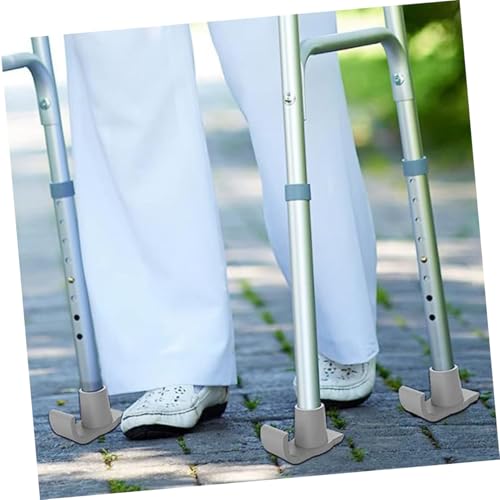 Happyyami 3pièces Patins Antidérapants Pour Déambulateurs Accessoires De Remplacement Robustes Pour Seniors Glisseurs Universels Pour Meilleure Stabilité Glace – vue 4