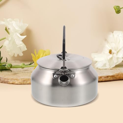 Bouilloire de camping acier inoxydable et portable pour randonnée - 4