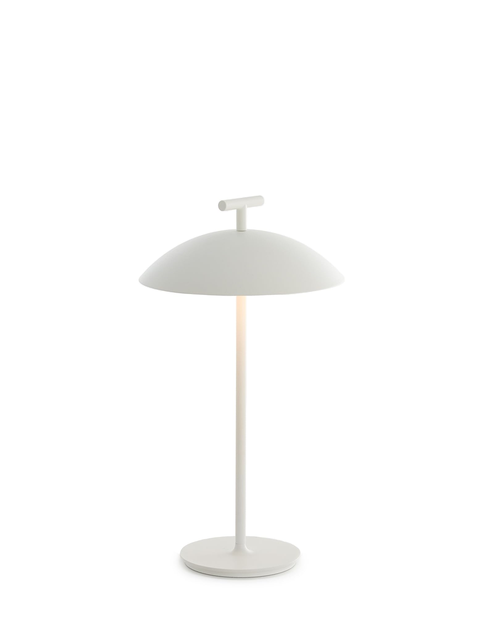 Kartell Lampada da Esterno dimmerabile Ricaricabile, Bianco, H 36.5 cm