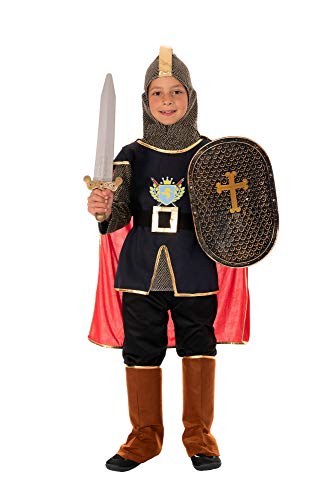 Magicoo mittelalterliches Ritterkostüm Kinder Jungen Gr. 110 bis 140 - König Ritter Kostüm Kind Fasching (110/116) Cover