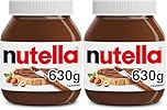 Nutella Hazelnut Spread with Cocoa, 630g (Pack of 2)