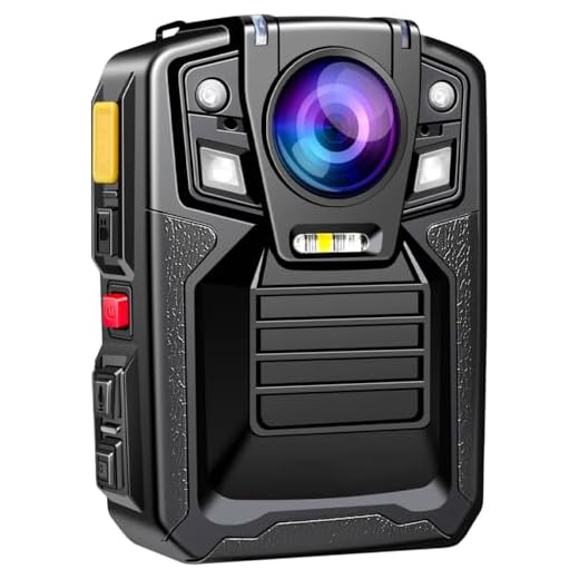 CAMMHD V8-64GB Body Camera 1440P, 2 Batteries Working 10 Hours, IP68 Body Camera with Audio and Video Recording Wearable, Night Vision Body Camera Easy to Use (MAX 2160P)