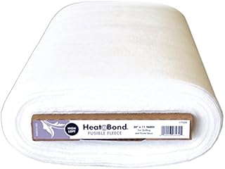 HeatNBond Fusible Fleece 20" x 39" (51cm x 100cm) Sold PER Metre cut off the Bolt