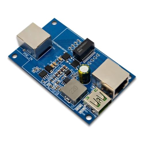 Separador PoE a Gigabit Ethernet y USB de 5 V para conexión estable