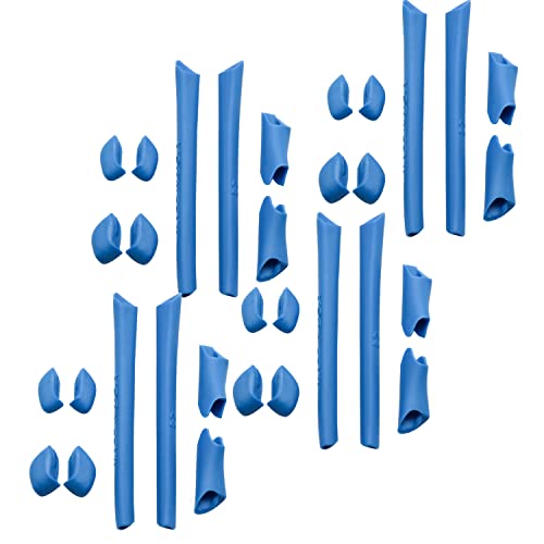 Jambes en silicone bleu pour Oakleys Half Jacket XLJ