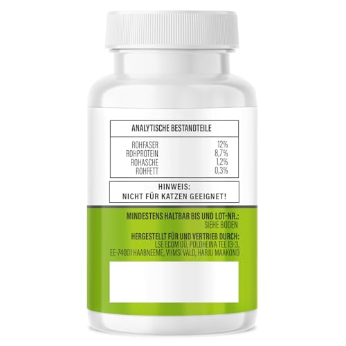 ADEMA NATURAL® Wormilex - Wurmkur sekundierend für Hunde - Wurmmittel sekundierende Tabletten - Pflanzliche Rezeptur ohne Zusätze - Futterzusatzmittel Hund