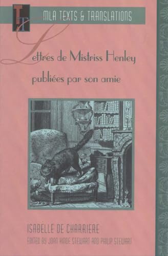 Lettres de Mistriss Henley (Texts & Translations)