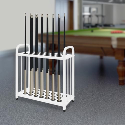 Support de queues de billard sur pied grande capacité 20 emplacements en acier