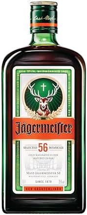 Jägermeister Herbal Liqueur | 70cl | 35% ABV | German Liqueur | Spirits | 56 Herbs & Botanicals | Best Served as an Ice Cold Shot