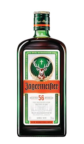 Jägermeister Herbal Liqueur | 70cl | 35% ABV | German Liqueur | Spirits | 56 Herbs & Botanicals | Best Served as an Ice Cold Shot