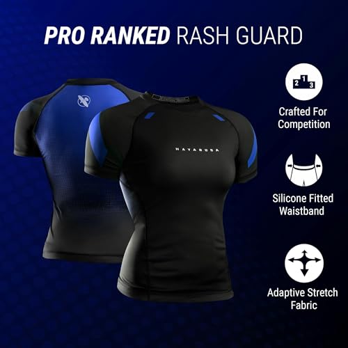 Hayabusa Pro Ranked Rash Guard for Women Short Sleeve2