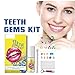 Tooth Gem Kit - DIY Crystals Jewelry with Glue and Light - Professional Fashionable Tooth Gems Kit, Teeth Jewelry Starter kit, for Home Women Girls DIY Decorations, Girl's Gift