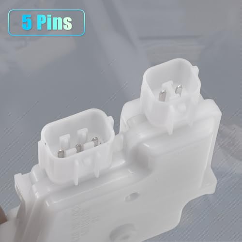 Image of X AUTOHAUX Replacement Rear Left Driver Side Power Door Lock Actuator Motor for Honda Odyssey 2005-2010 5-Door Side Slide Door Lock Door Latch Actuator Assembly Replace No.72663-SHJ-A11 White