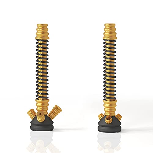 RMAN® Shisha Set mit 2 Shisha Tabak - Shisha Hookah 66cm Aluminium Wasserpfeife inkl. Schlauch Closed Chamber Tonkopf… – Bild 5