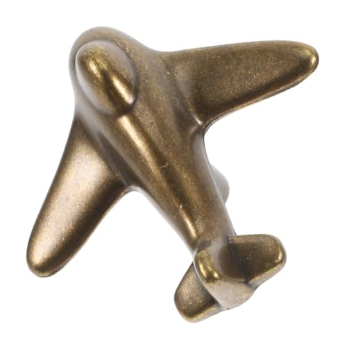 FUNOMOCYA Children's Decorative Handle Aircraft Shape Metal Drawer Pull for Nursery