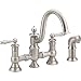 Moen S713 Waterhill Two-Handle High-Arc Kitchen Faucet, Chrome