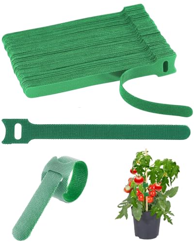 Sicuro E Durevole: questo laccio per piante è realizzato in nylon impermeabile e resistente all'invecchiamento, che ha un'eccellente durata, è resistente allo stiramento, all'usura, al sole e alla pioggia, garantendo che non si romperà anche dopo un uso a lungo termine