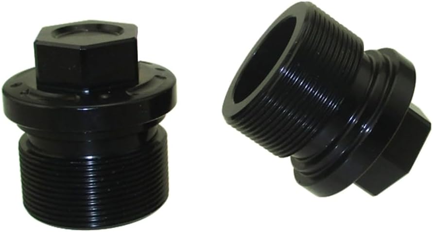 Front Fork Caps For Honda CRF110 CRF125 All Models Pit Dirt Bikes Motorcycle (Black)