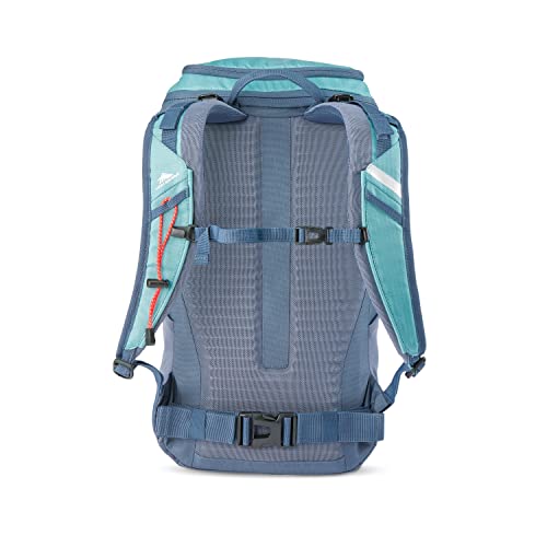 Image of High Sierra Pathway 2.0 Backpack with Hydration Storage Sleeve, for Hiking, Biking, Camping, Traveling, Arctic Blue, 30L