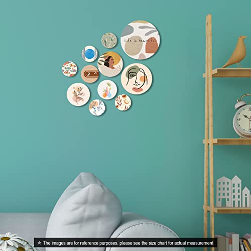 Image of IT2M Wooden Wall Decor Set of 11 Multicolour - SPW10