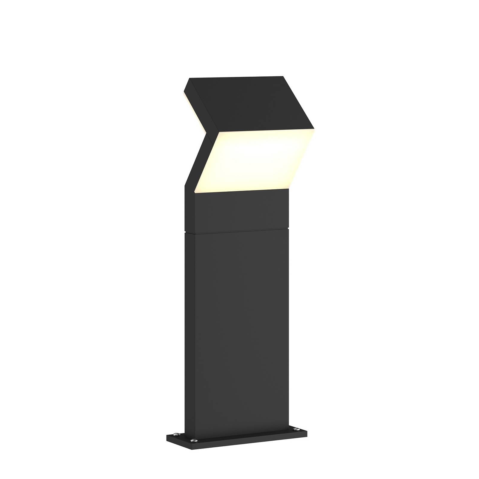 Arcchio LED Borne Eclairage Exterieur Havin (Moderne) en Noir Aluminium (à 2 lampes,), Lumineuse Luminaire Lampe Jardin Led