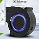 Alomejor DC 12V 1A Radiallüfter, Geräuscharmer Hochgeschwindigkeitsgebläse Turbogebläse-Kühlgebläse