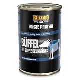 Belcando Single Protein Dose [6x400g Büffel] | Sortenreines Nassfutter für Hunde | Monoprotein Feuchtfutter