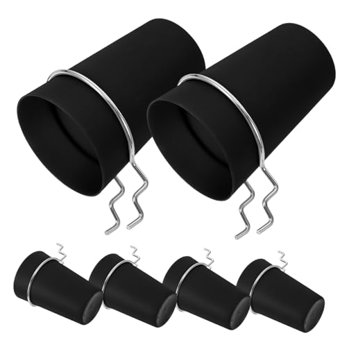 Cabilock Pegboard Cup Holder Organizer 6pcs Plastic Ring Style Hooks for Storage Office Accessory