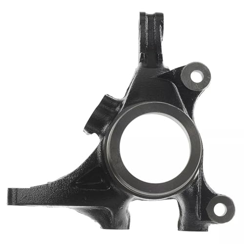 Image of Detroit Axle - Front Right Steering Knuckle for 2006-2009 Kia Rio Rio5, Passenger Side Steering Knuckle Assembly 2007 2008 Replacement