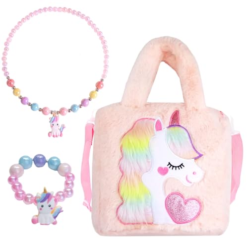 KEWUF 1 pcs Bolso Bandolera Unicornios Imagen de KEWUF 1 pcs Bolso Bandolera Unicornios